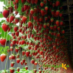 Клубника ампельная Анастасия купить по цене от 370р. в интернет-магазине «Посадика» с доставкой почтой в в Кинелье и по всей России – [изображение №1].